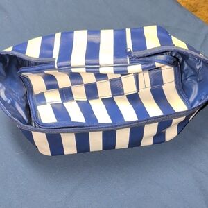 Nautical Striped Cosmetic Bag
